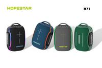 Enceinte Bluetooth portable Hopestar H71 120W, étanche IPX6, avec éclairage RGB et basses profondes, idéale pour les fêtes et le camping