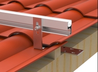 Supports de montage de toit en tuiles émaillées pour panneaux solaires