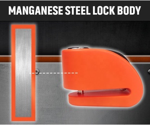 Kunci Sepeda Motor Skuter Keselamatan Bersepeda Kunci Cakram Anti-maling 120dB <span class=keywords><strong>Alarm</strong></span> Sepeda Motor Cakram Kunci Rem Sepeda Motor Skuter - Product Image 4