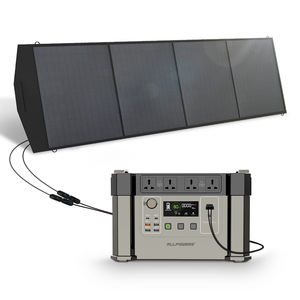 Station <span class=keywords><strong>Allpowers</strong></span> 2000W avec onduleur, batterie externe, station d'alimentation portable résidentielle, générateur solaire - Product Image 4
