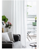 Rideaux transparents pour fenêtres de 3,2 m en stock – Fournisseur direct usine pour la décoration intérieure