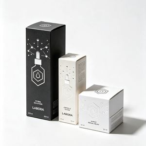 FX Skincare Packaging Carton Crafted From White <b>Card</b> Paper with Custom Artwork Printing Matte Coating and Foil Logo Decoration - Product Image 6