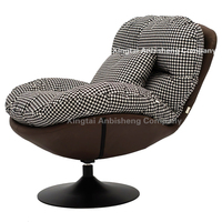 Fauteuil inclinable à bascule moderne et réglable, pivotant à 360°, pour une personne