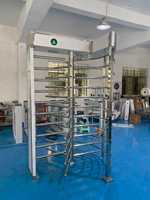 Porte de tourniquet pleine hauteur intelligente ACS AUTO-Caméra thermique intégrée et détection de masque pour les zones hospitalières/de quarantaine
