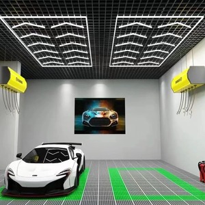 Club Hotel Tienda Supermercado Pasillo Panal Rgb Hexágono Barra de luz Garaje Sala de juegos - Product Image 3