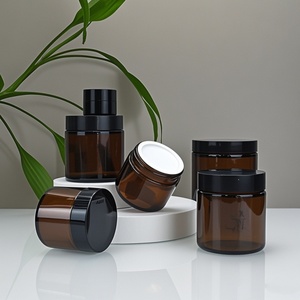 Factory Direct Wholesale Price 4oz 8oz Thick Screw Lid 30ml Amber/brown <b>Empty</b> Cream <b>Jar</b> Candle <b>Jar</b> Cosmetic Container - Product Image 3