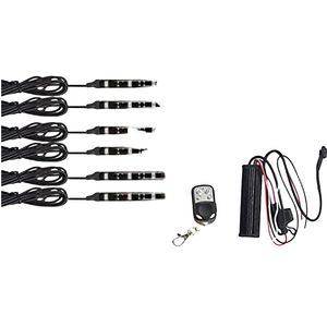 Luces para Auto, Luces para Moto, Tira de Luz Ambiental RGB de Uno a Seis, Tira de Luz LED para Ambiente de Auto - Product Image 4