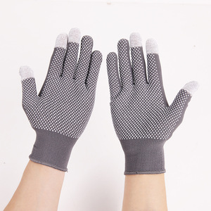 Touchscreen Gloves <b>Half</b> Finger Polyester Unisex Outdoor Summer Riding Non <b>Slip</b> Construction Use - Product Image 2