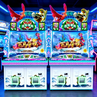 Machine de jeu d'arcade Hundred Birds Shooting Game, équipement de centre de divertissement, métal/acrylique/verre/bois, multijoueur, anglais, 110/220V