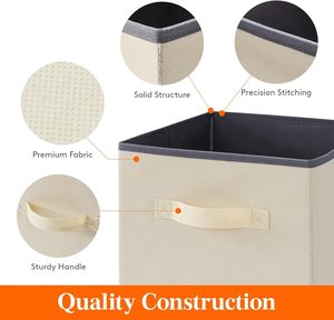 Cesta de Viaje Plegable Cuadrada Grande de Tela, de Alta Calidad, Cajas y Contenedores Plegables para Ropa del Hogar, Venta al Por Mayor - Product Image 2