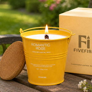 <span class=keywords><strong>Bougie</strong></span> en métal parfumée personnalisée OEM FIVEFIRE avec emballage <span class=keywords><strong>pour</strong></span> bougies anti-moustiques d'extérieur - Product Image 4
