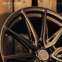 GRAYFOX Jantes en aluminium personnalisées bronze mat 5x112 5x120 5x114.3 18 19 20 21 pouces, roues forgées pour BMW X5 Audi AMG Porsche Model 3