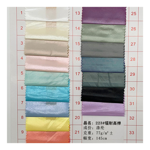 223 tela de poliéster con revestimiento brillante de arcoíris de PU de Alta Luz, <span class=keywords><strong>Material</strong></span> impermeable a prueba de agua para bolsos, chaqueta en Stock - Product Image 5