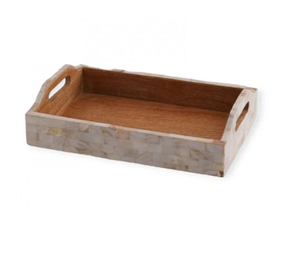 Plateau de service en bois sur mesure OEM avec incrustation de vadrouille Plateau de service au chocolat et aux bonbons au design moderne Plateau de service en bois fabriqué - Product Image 6