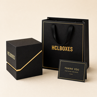 Boîte cadeau de parfum personnalisée en gros, boîte d'emballage de parfum à couvercle articulé, fabrication sur mesure avec logo