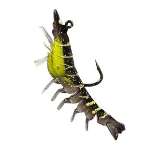 Señuelo de Pesca Artificial de Camarón/<span class=keywords><strong>Gamba</strong></span> de PVC y Aleación de Plomo de 70mm con Anzuelos Sin Pintar para Uso en Lubina, Ríos, Lagos y Arroyos - Product Image 5