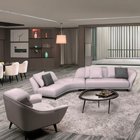 Ensemble de canapés contemporains pour hall d'hôtel, canapé-lit sectionnel en tissu 3 places pour appartement, chambre et salon