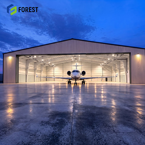 Hangar Prefabricado de Acero para Aviones, Estructura de Rejilla de Gran Luz para Aeródromos Remotos, Supermercados, Edificios de Oficinas - Certificado CE - Product Image 1