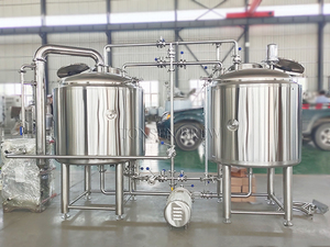 Système de <span class=keywords><strong>brasserie</strong></span> pilote 200L Équipement de microbrassage 2 navires brassage de bière - Product Image 4