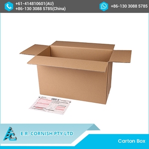 Caja de embalaje de envío de cartón liso, precio asequible - Product Image 3