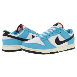 Scarpe da uomo Nike Dunk Low Next Nature N7 in pelle, colore turchese scuro, nero, bianco, per skateboard - Product Image 2