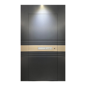 La dernière porte d'<span class=keywords><strong>entrée</strong></span> de style américain <span class=keywords><strong>avec</strong></span> armoires de rangement en verre et en acier pour maisons extérieures en 2025 - Product Image 1