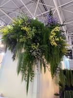 Fleurs artificielles en plastique faites à la main, herbe de la Pampa dorée parfumée pour mariage, décoration nordique moderne, vente en gros