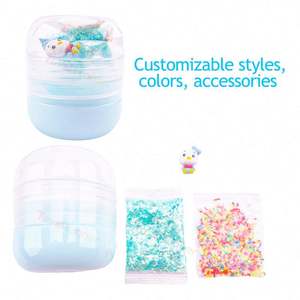 High Quality Eco-Friendly Customizable Easter Slime Making Kit Children's Party <b>Magic</b> Space Clear Glue Squishy Playdough Slime - Product Image 5