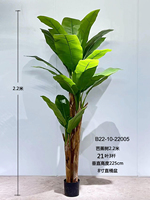 Pohon Pisang Buatan, Tanaman Dalam Ruangan, Pohon Palem, Pohon Cycas, Daun Terpisah, Plume, Tanaman Dalam Ruangan