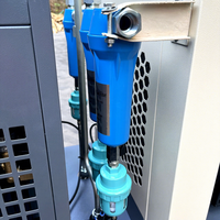 Compresseur d'air à vis 4-en-1 personnalisé de qualité supérieure avec réservoir, sécheur et filtre à air – Fabriqué en Chine |   Pour atelier, usine, usine industrielle