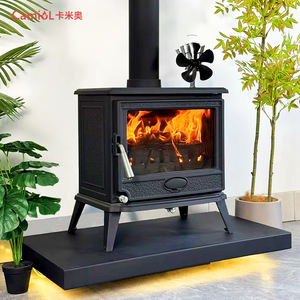 Poêle à bois personnalisé pour observation du <span class=keywords><strong>feu</strong></span> réel, célébrité d'Internet, foyer pour le chauffage domestique en hiver - Product Image 4