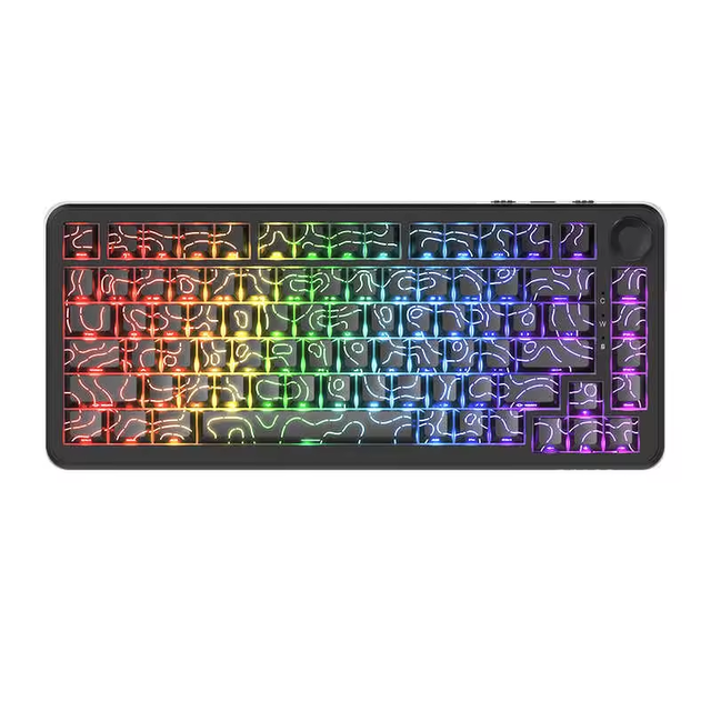 Ajazz AK680 MAX Mechanical Wired Gaming Keyboard Hall Effect Switch HIFI RGB Rapid Trigger Magnetic 8K Polling Rate