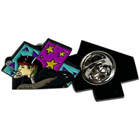 Broche en émail dur Anime mignon sérigraphie couleur personnalisée cadeaux promotionnels artisanat en métal