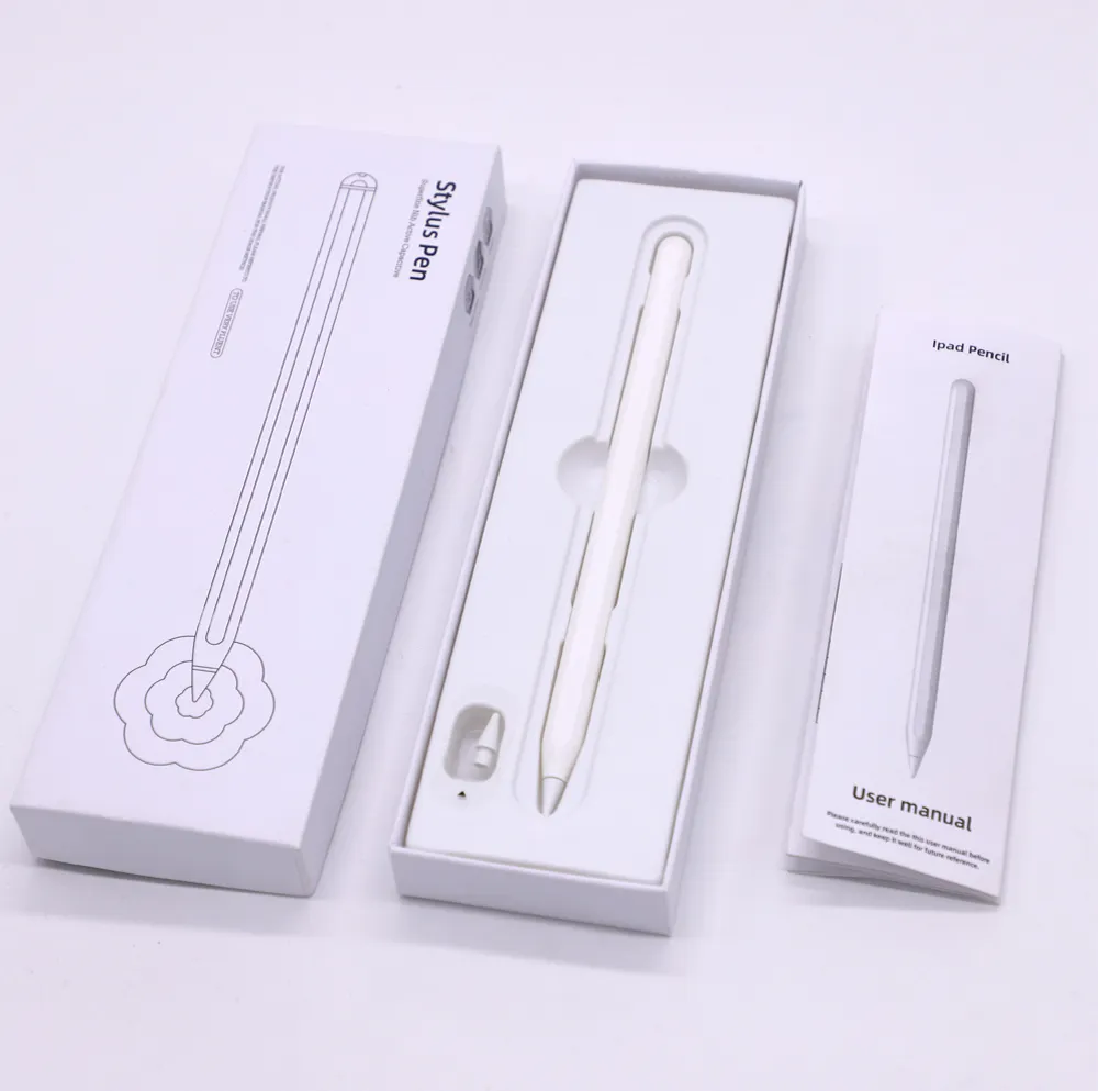 Nieuwe Potlood Aangepaste Logo Pen 2 Generatie Stylus Tilt Functie Magnetische S Pen Voor Apple Ipad Serie 2018-2024 Tabletpen