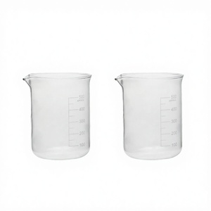 บีกเกอร์แก้วบอโรซิลิเกตขนาด 500 มล. ทนความร้อน ใช้ในงานวิทยาศาสตร์ - Product Image 3