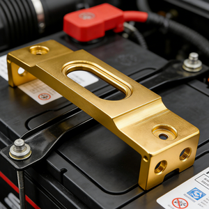 Pince de batterie automobile personnalisée CNC - Certifiée ISO9001, étanche et antirouille, taille sur mesure, aluminium/acier inoxydable - Product Image 2