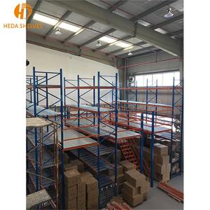 Système de plancher en mezzanine, système de rayonnage à plusieurs niveaux, plancher en mezzanine en acier, système de rayonnage en mezzanine, plateforme industrielle en mezzanine - Product Image 3