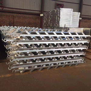 Uncollapsible Scaffold Steel Step Ladder With Hook - Product Image 2