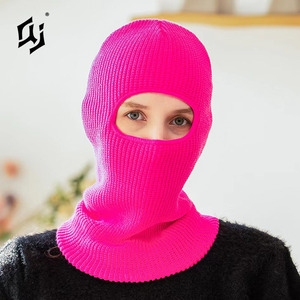 Cagoule tricotée rayée à un trou, couvre-visage intégral, masque de <span class=keywords><strong>ski</strong></span> d'hiver, bon marché, personnalisable, pour <span class=keywords><strong>adulte</strong></span>, options de vente en gros disponibles - Product Image 5