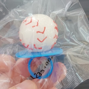 Wholesale High Quality Handmade Baseball <strong>Ring</strong> Pops Candies Hand Drawing Baseball Candy <strong>Rings</strong> <strong>Lollipop</strong> Candy Handmade <strong>Ring</strong> Candy - Product Image 4