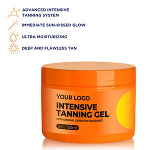 Gel <span class=keywords><strong>Bronceador</strong></span> Mineral de Marca Blanca, Crema Bronceadora para Cama Solar, Protector Solar Hidratante, Sin Parabenos, Orgánico, a Base de Hierbas, Zanahoria y Aloe Vera - Product Image 3