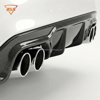Kit de tuning extérieur aérodynamique pour BMW X6 Série F86 X6M Facelift, diffuseur arrière en carbone style 3D, pièces automobiles