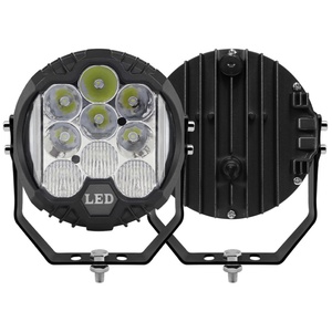 ไฟส่องข้างแบบ LED ขนาด 5 นิ้ว สีขาวเหลือง สำหรับรถออฟโรด รถแทรกเตอร์ ลดราคาพิเศษ - Product Image 2