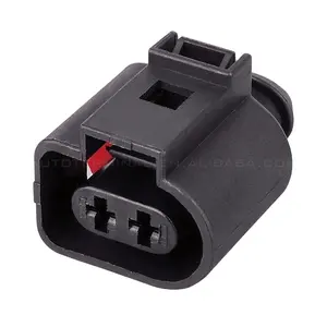 1717692-6 TE auto waterproof socket 2 pin 3.5mm auto fog light lamp wiring plug pigtail