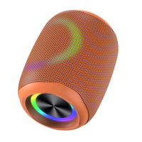 Altavoz Inalámbrico Portátil de Bajo Precio con Iluminación LED RGB, Plástico Impermeable, Compatible con Tarjetas USB y TF, Diseño Mini para Uso en Exteriores