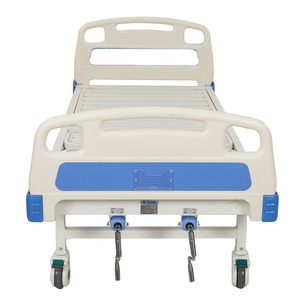 Offre Spéciale fabricant ABS tête en alliage d'aluminium <span class=keywords><strong>lit</strong></span> d'hôpital manuel <span class=keywords><strong>lit</strong></span> d'équipement <span class=keywords><strong>médical</strong></span> infirmier avec matelas pour patient - Product Image 1