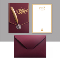 Cartes d'invitation de mariage personnalisées haut de gamme avec logo, cartes de remerciement avec enveloppes imprimées assorties pour les organisateurs d'événements