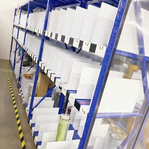 100 PCS 39*25CM Shelf dividers use for Medium duty warehouse equipment 6 layers metal spare parts storage bin rack shelf