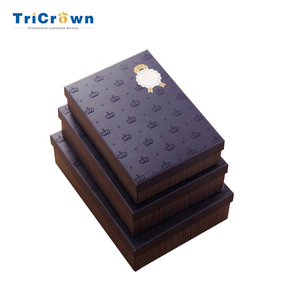 Grado Superior de Color sólido de papel Rectangular regalo <span class=keywords><strong>casero</strong></span> cajas de embalaje - Product Image 2