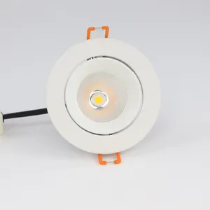 एलईडी downlight छत प्रकाश दौर recessed प्रकाश इनडोर एल्यूमीनियम 7w सिल एलईडी downlight नीचे का नेतृत्व किया